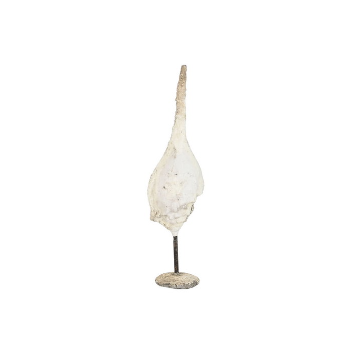 DKD Home Decor Decoración de Madera y Resina con Soporte, Beige DKD Home Decor Decoración de Madera y Resina con Soporte, Beige