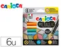Carioca Rotulador Metallic Punta Maxi 6 mm Caja 6 Unidades Colores Surtidos