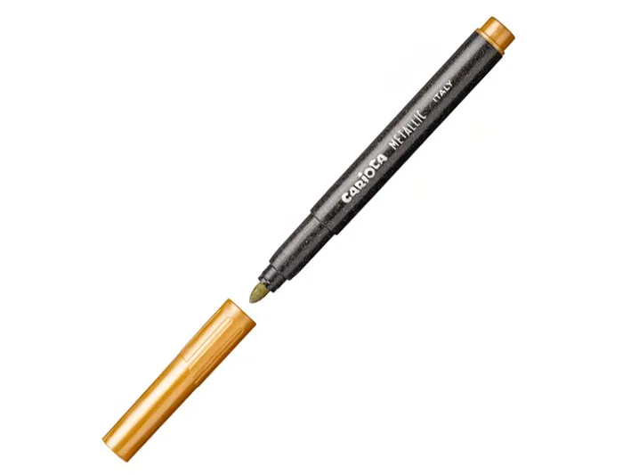 Carioca Rotulador Metallic Punta Maxi 6 mm Caja 6 Unidades Colores Surtidos