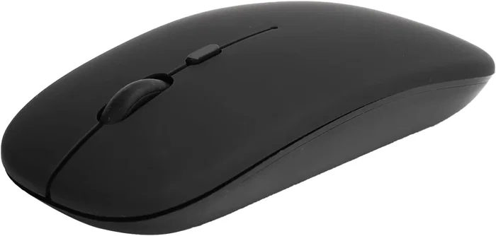 Generico Ratón inalámbrico recargable 2 en 1 Bluetooth + USB 2.4G 1600 DPI Negro