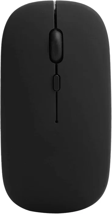 Generico Ratón inalámbrico recargable 2 en 1 Bluetooth + USB 2.4G 1600 DPI Negro
