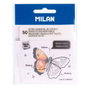 Milan Bloc de Notas Adhesivas Translúcidas 76 x 76 mm
