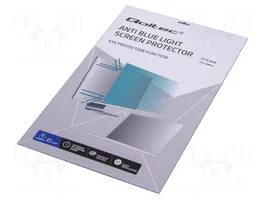 Qoltec Filtro de luz azul para monitor de 21.5 pulgadas 16:9 Mate
