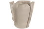 DKD Home Decor Jarrón de Cerámica Orgánico Artesanal Blanco