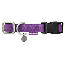 Nayeco Collar Mac Leather Lila 10mm x 20-33cm