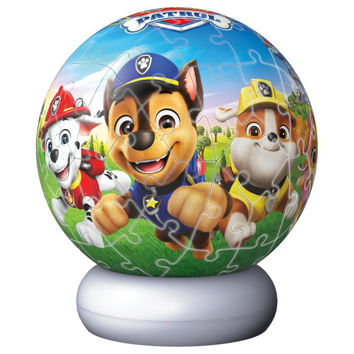 Ravensburger Puzzle 3D Patrulla Canina con luz de noche