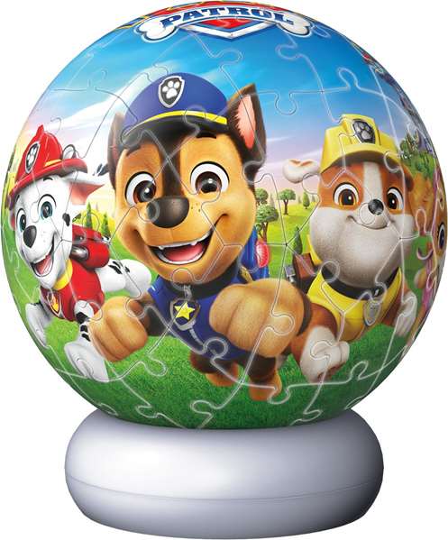 Ravensburger Puzzle 3D con Luz de Noche Paw Patrol - Puzzle de Construcción para Niños a Partir de 8 Años con Funciones de Iluminación (Requiere Montaje y Pilas)