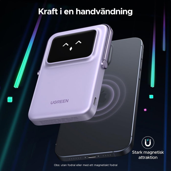 Ugreen 5000MH Mag Powbank Púrpura 5000 mAh
