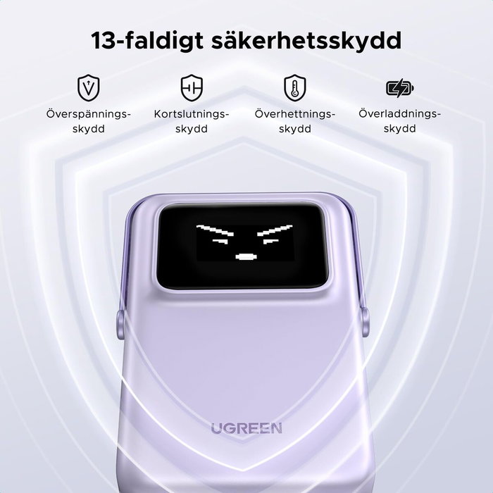 Ugreen 5000MH Mag Powbank Púrpura 5000 mAh