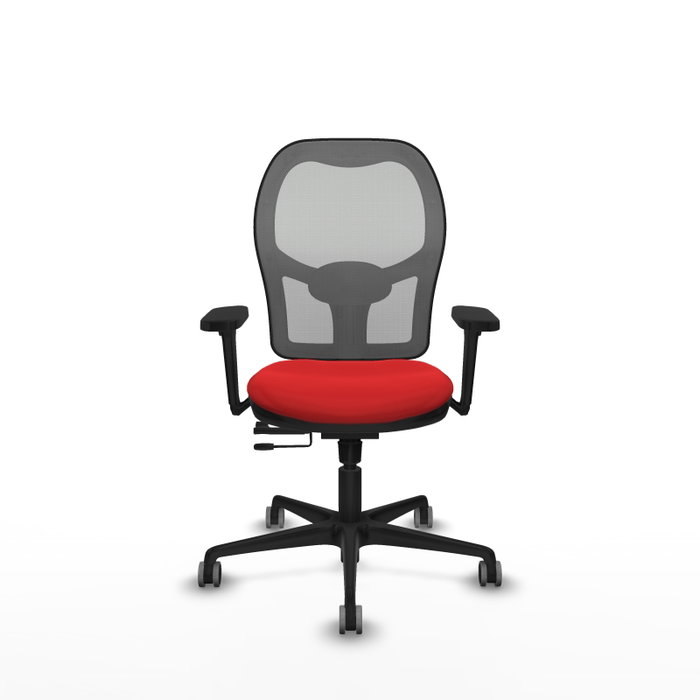 PIQUERAS Y CRESPO Silla de Oficina Jorquera con Mecanismo Sincro/Traslack Rojo y Gris PIQUERAS Y CRESPO Silla de Oficina Jorquera con Mecanismo Sincro/Traslack Rojo y Gris