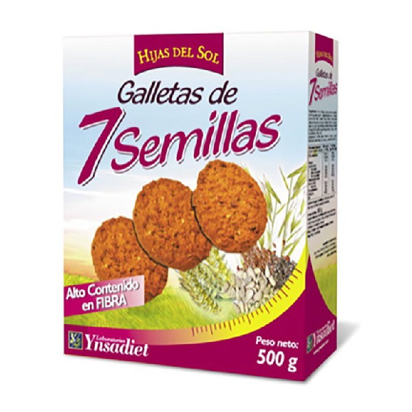 HIJAS DEL SOL Galletas 7 Semillas 500 g