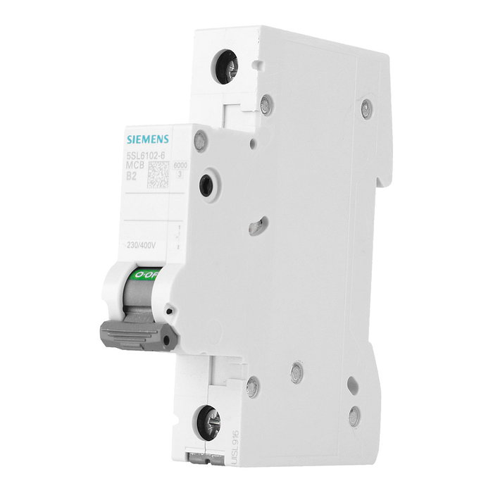 Siemens Leitungsschutzschalter B2A 1 polo 6kA 230/400V Siemens Leitungsschutzschalter B2A 1 polo 6kA 230/400V