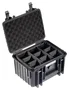 B&W Type 2000 negro con divisor acolchado