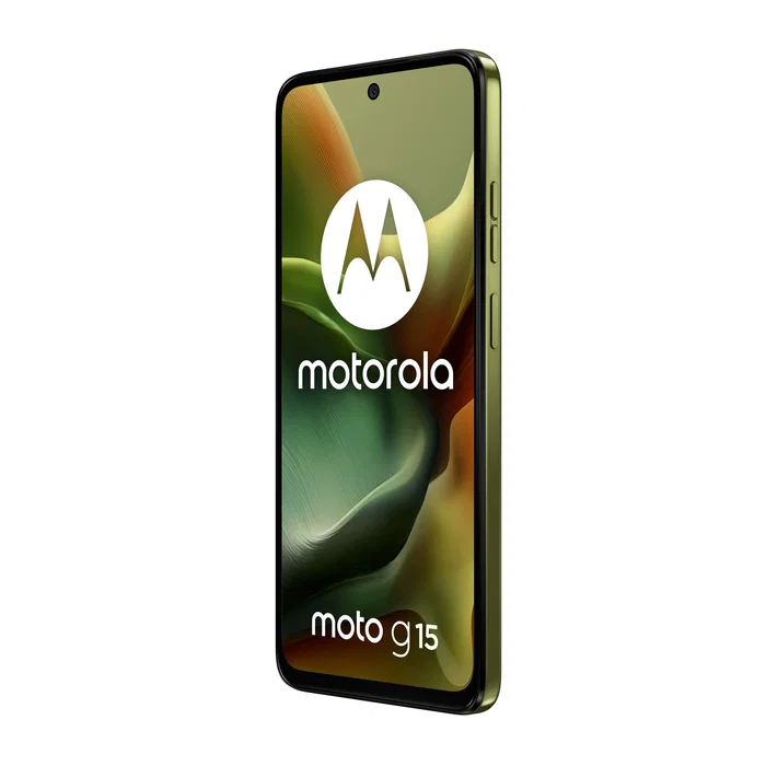 Motorola moto g15 Smartphone 128 GB Verde, 4 GB RAM, Pantalla 6.72" Full HD+, Android 15, Cámara 50 MP, Batería 5200 mAh