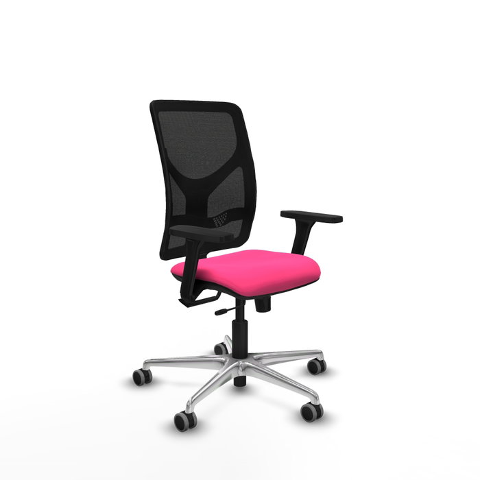 PIQUERAS Y CRESPO Silla de oficina Motilla con mecanismo Sincro/Traslack, Rosa y Negro PIQUERAS Y CRESPO Silla de oficina Motilla con mecanismo Sincro/Traslack, Rosa y Negro