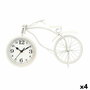 Reloj de Mesa Gift Decor Blanco Bicicleta (4 Unidades)