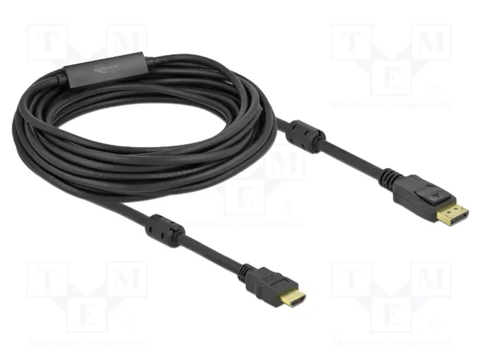 DeLOCK Cable Activo DisplayPort a HDMI 4K 60Hz 10m Negro
