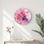 Wallity Reloj de Pared Decorativo Huhu339, Cristal, 40 x 40 cm
