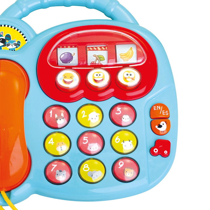 Tachan Teléfono Bilingüe Animales Y Números Juguete Educativo +6 Meses LS9991