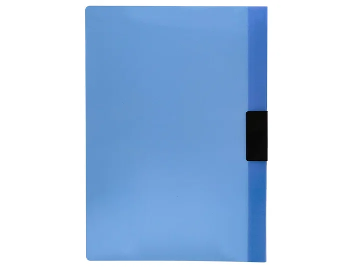 Liderpapel Carpeta Dossier con Pinza Deslizante Azul DIN A4
