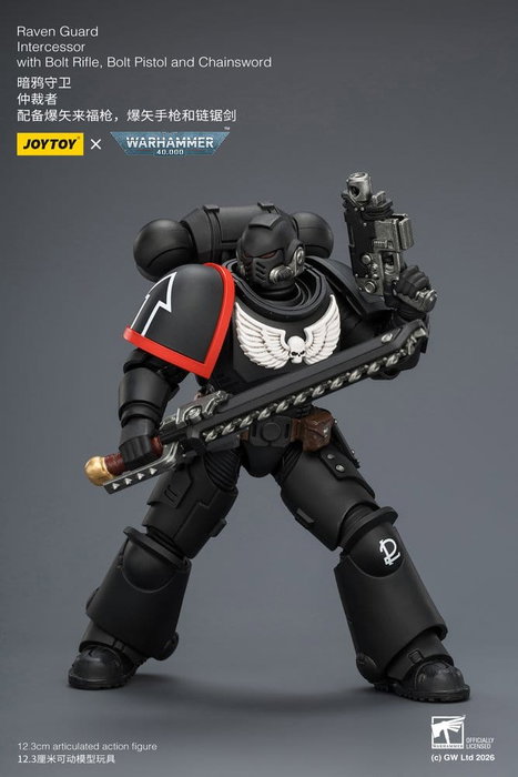 Joy Toy (CN) Warhammer 40,000 Figura Raven Guard Intercessor 12 cm Joy Toy (CN) Warhammer 40,000 Figura Raven Guard Intercessor 12 cm