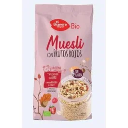 El Granero Muesli Bio con Frutos Rojos Sin Gluten Vegano 375Gr