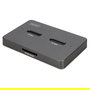 Digitus DA-71546-1 Docking USB-C para M.2 NVMe y SATA SSD con Lector de Tarjetas SD, 10 Gbit/s, USB 3.2 Gen 2, 4 TB, Negro