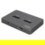 Digitus DA-71546-1 Docking USB-C para M.2 NVMe y SATA SSD con Lector de Tarjetas SD, 10 Gbit/s, USB 3.2 Gen 2, 4 TB, Negro