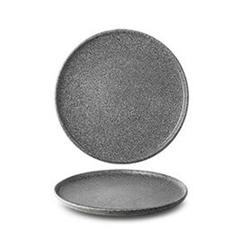 LANGENTHAL Plato llano Granit Hazy N4, 24 cm - Vajilla porcelana granito, apto microondas y lavavajillas (Set de 6)