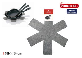 Inde Privilege Separadores Sarten 3 Piezas 38 cm (24 Unidades)