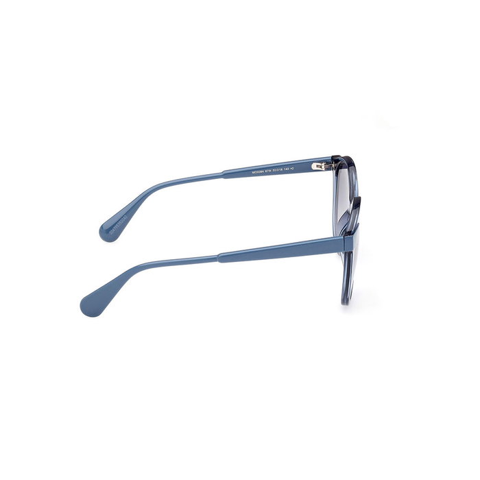 Max & Co Gafas de Sol MO0084 87W Mujer Redondas Turquesa Brillante Azul Degradado Montura Inyectada 140 mm