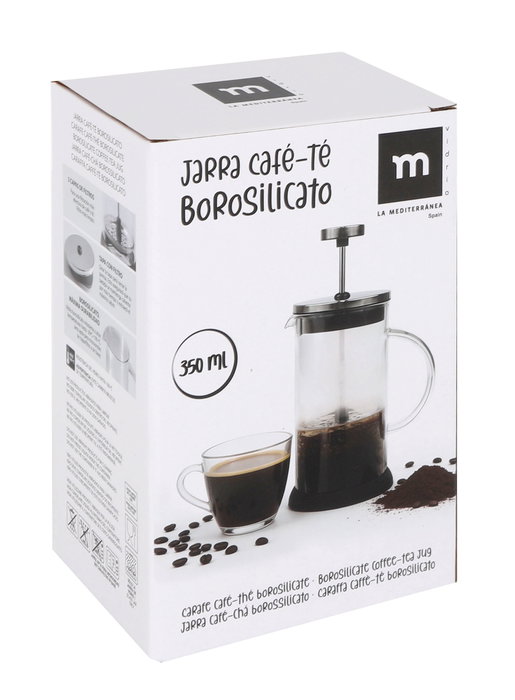 Inde Jarra de Café y Té Boro-Ss 350 ml (Pack de 8 Unidades)