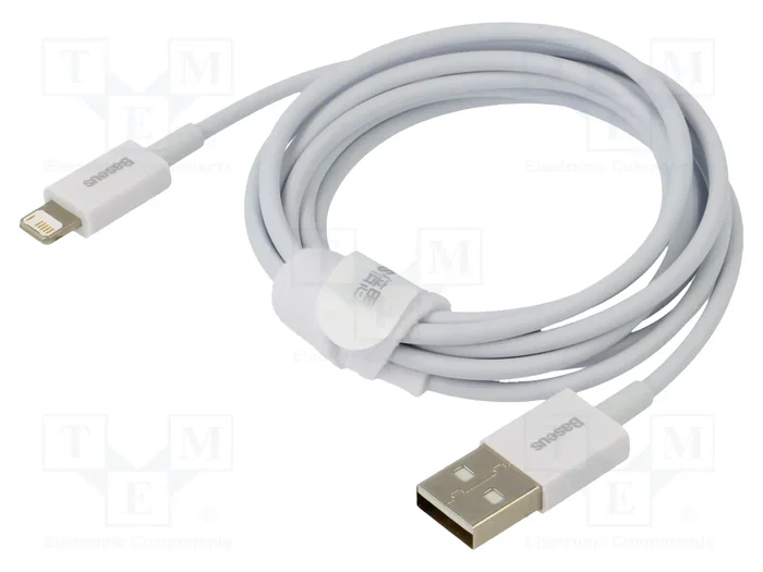 Baseus Cable USB a Lightning Superior Series, 2.4A, 1.5m, Blanco Baseus Cable USB a Lightning Superior Series, 2.4A, 1.5m, Blanco