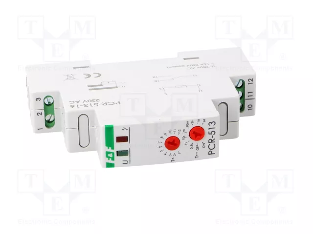 F&F Relé de tiempo analógico 230VAC 16A SPDT F&F Relé de tiempo analógico 230VAC 16A SPDT