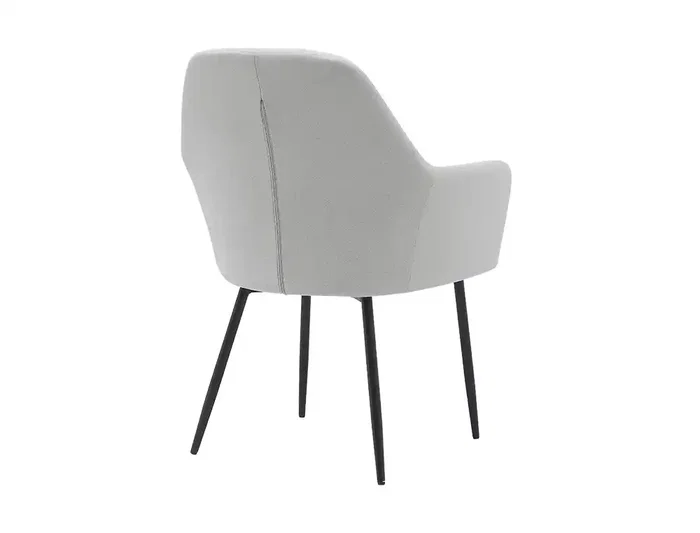 Q-connect Silla Confidente Siemione Base Metálica Color Gris Claro Altura Máx 820 mm Profundidad 580 mm Anchura 570 mm Tapizado en Tela