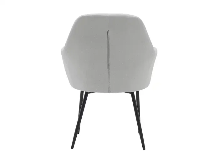 Q-connect Silla Confidente Siemione Base Metálica Color Gris Claro Altura Máx 820 mm Profundidad 580 mm Anchura 570 mm Tapizado en Tela