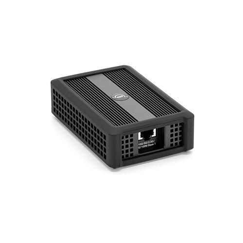OWC Adaptador Ethernet Thunderbolt 3 10G (10Gb/s) RJ-45 Negro Portátil para Mac/PC, Edición de Vídeo y Gaming