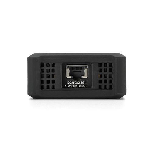 OWC Adaptador Ethernet Thunderbolt 3 10G (10Gb/s) RJ-45 Negro Portátil para Mac/PC, Edición de Vídeo y Gaming