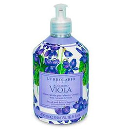 L'ERBOLARIO Acorde Violeta Hojas Detergente Manos Y Cuerpo Edición Limitada 490 ml