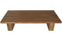 DKD Home Decor Mesa Centro Balines Natural Teca 90 x 40 x 180 cm