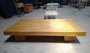 DKD Home Decor Mesa Centro Balines Natural Teca 90 x 40 x 180 cm