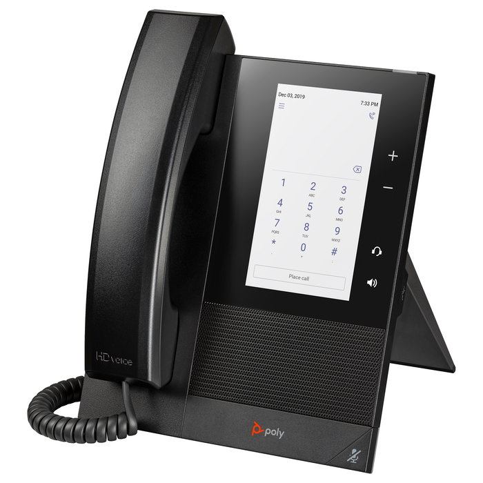 HP CCX 400 Teléfono IP para Microsoft Teams PoE Negro (sin fuente de alimentación)