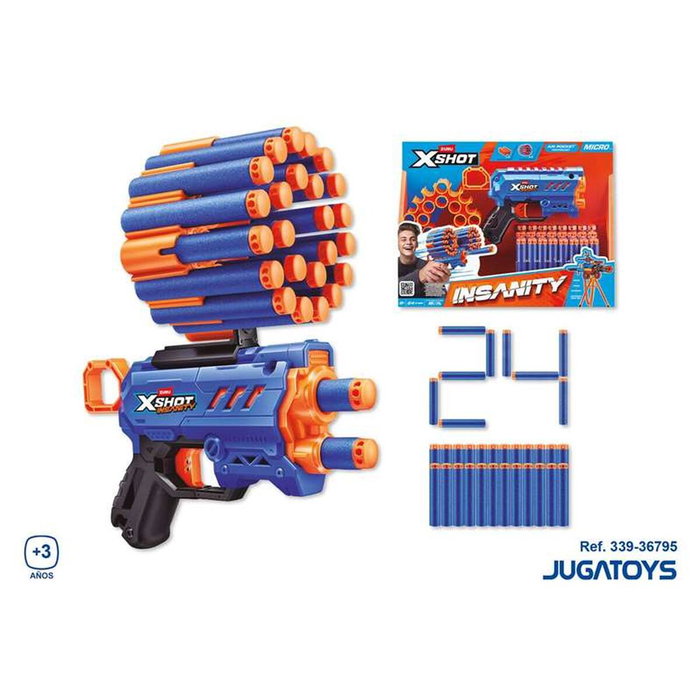 Zuru X-Shot Insanity Micro con 24 dardos