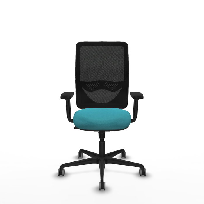 PIQUERAS Y CRESPO Silla de oficina Zulema con mecanismo Sincro, Turquesa y Negro PIQUERAS Y CRESPO Silla de oficina Zulema con mecanismo Sincro, Turquesa y Negro