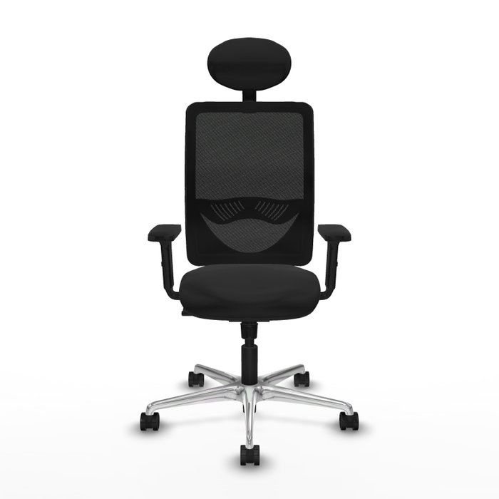 PIQUERAS Y CRESPO Silla de oficina Zulema con mecanismo Sincro, Similpiel Negro PIQUERAS Y CRESPO Silla de oficina Zulema con mecanismo Sincro, Similpiel Negro
