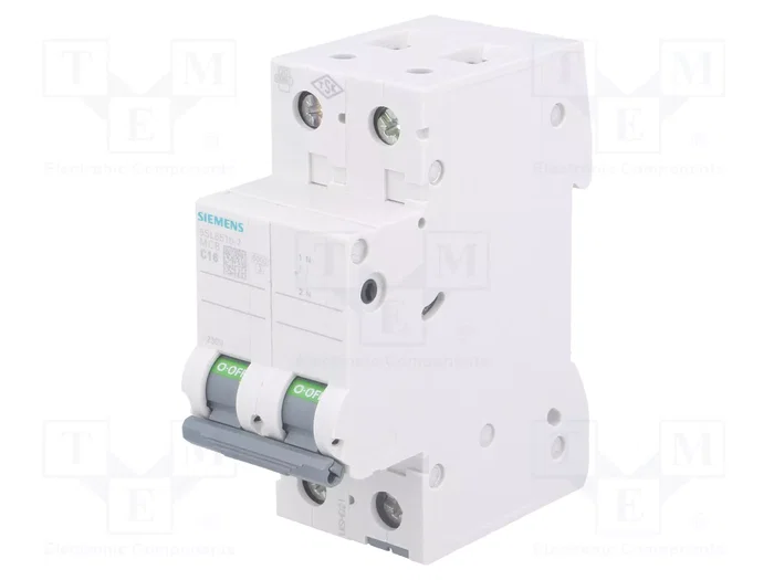SIEMENS 5SL6516-7 Interruptor magnetotérmico 16A 1+N 6kA SIEMENS 5SL6516-7 Interruptor magnetotérmico 16A 1+N 6kA