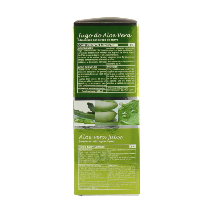 MARNYS Jugo de Aloe Vera y Agave 500ml