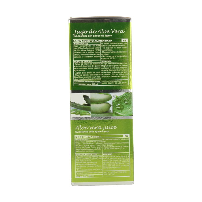 MARNYS Jugo de Aloe Vera y Agave 500ml