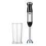 Edm Batidora de Mano 600W Cromado / Negro con Vaso Mezclador de 700ml