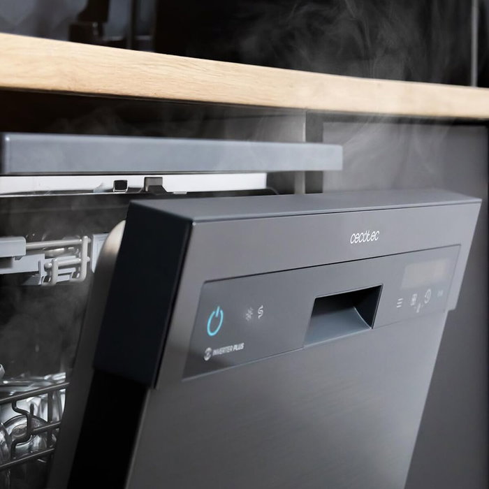 Cecotec Lavavajillas Bolero Aguazero 6500 15 cubiertos 6 programas Clase C Antracita